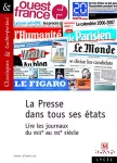 La presse dans tous ses états : lire les journaux du XVIIe au XXIe siècle