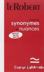 Dictionnaire des synonymes et nuances