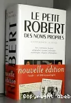 Le Petit Robert des noms propres alphabétique et analogique