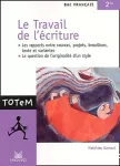 Le travail de l'écriture