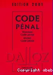 Code pénal : nouveau code pénal, ancien code pénal