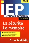 IEP concours commun 2017.1ère année.