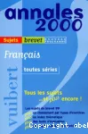 Français - sujets brevet - Annales 2000